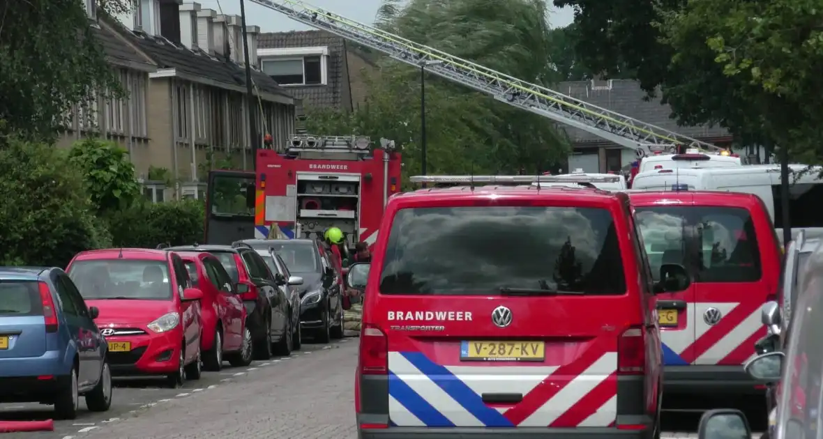 Meerdere woningen beschadigd door brand