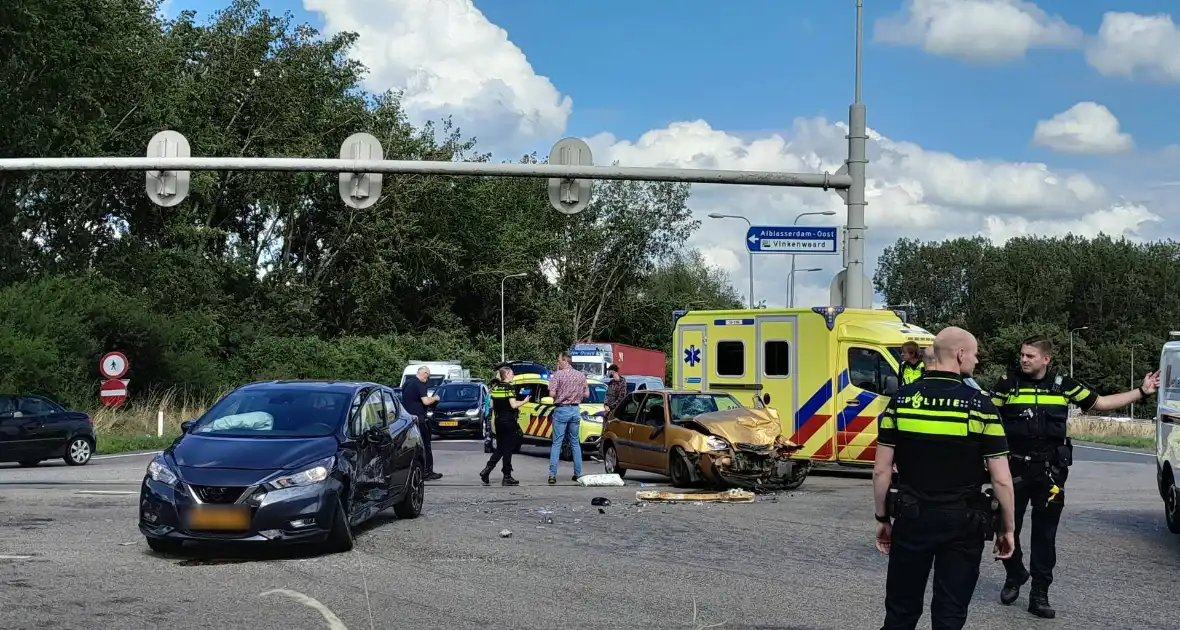 Gewonde bij flinke aanrijding