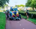 Scooterrijder ernstig gewond bij eenzijdig ongeval