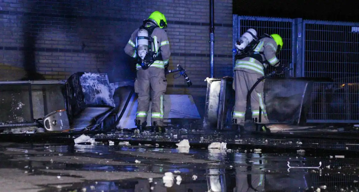 Meubilair in brand bij voetbalvereniging VV Zwaluwen - Foto 10