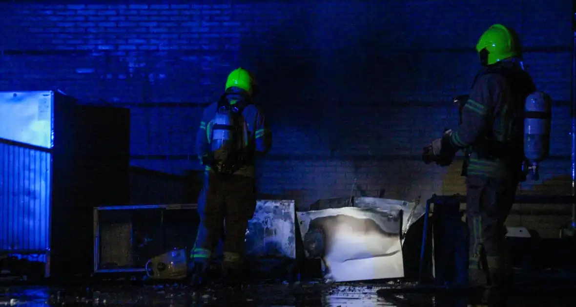 Meubilair in brand bij voetbalvereniging VV Zwaluwen - Foto 13