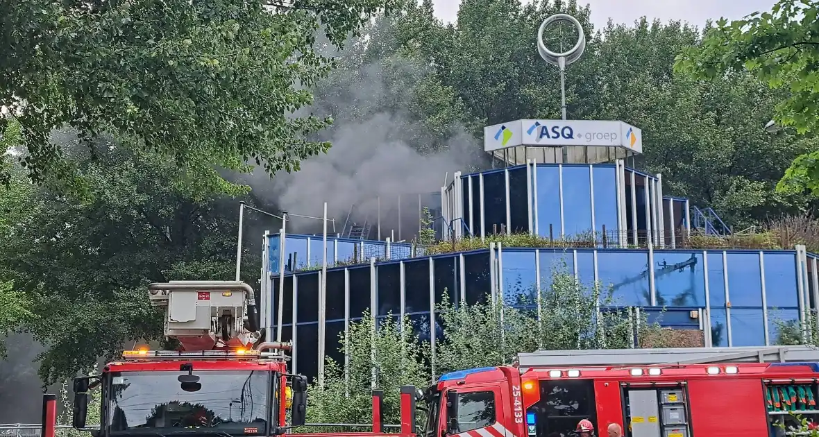 Flinke rookontwikkeling bij brand in leegstaand pand