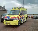 Knrm assisteert ambulancedienst bij ongeval op schip
