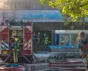 Grote uitslaande brand bij Albert Heijn