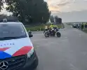 Scooterrijder ten val door glad wegdek