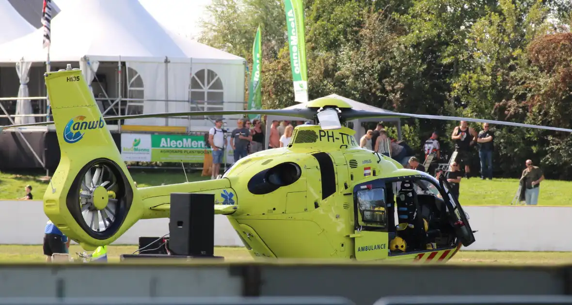 Ernstig ongeval met motor en zijspan op evenement - Foto 2