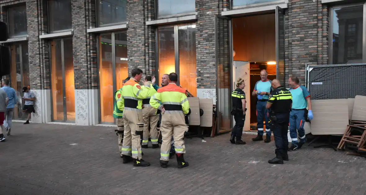 Vele studenten ontruimd uit pand - Foto 1