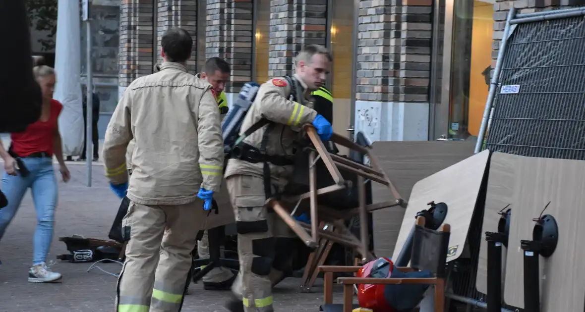 Vele studenten ontruimd uit pand - Foto 10