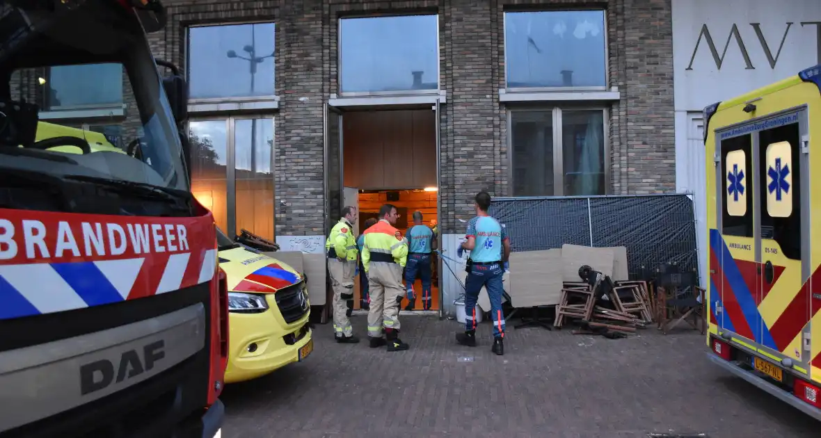 Vele studenten ontruimd uit pand - Foto 5