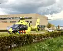 Traumahelikopter ingezet bij brand in cel