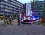 Brandweer ingezet voor brand in flat