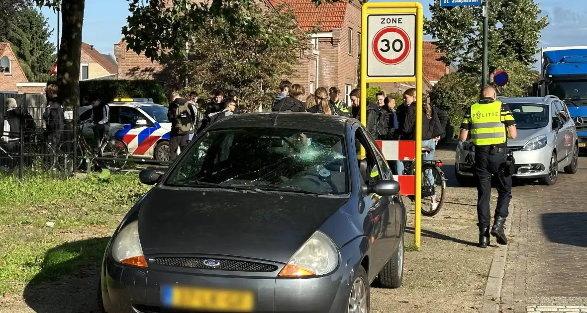 Fietster aangereden tijdens oversteken
