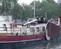 Mast breekt op schip met twintig kinderen