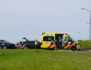 Motorrijder gewond bij ongeval op rotonde