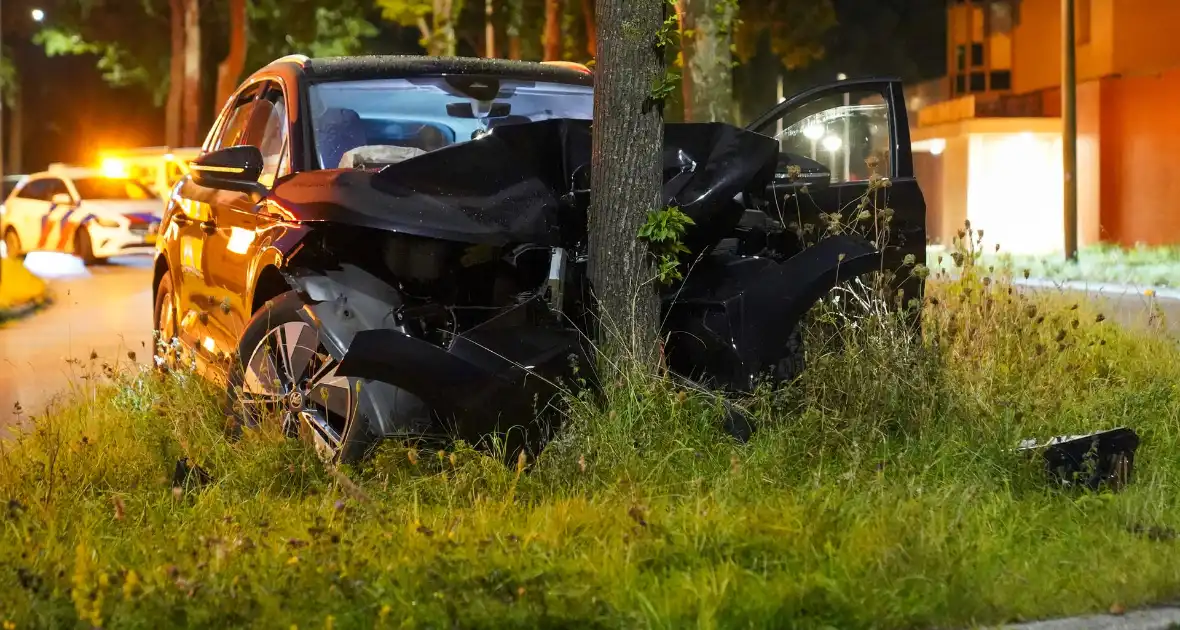 Automobilist klapt op boom - Foto 8