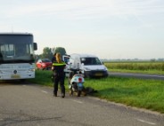 Lijnbus beschadigd bij ongeval met bestelbus