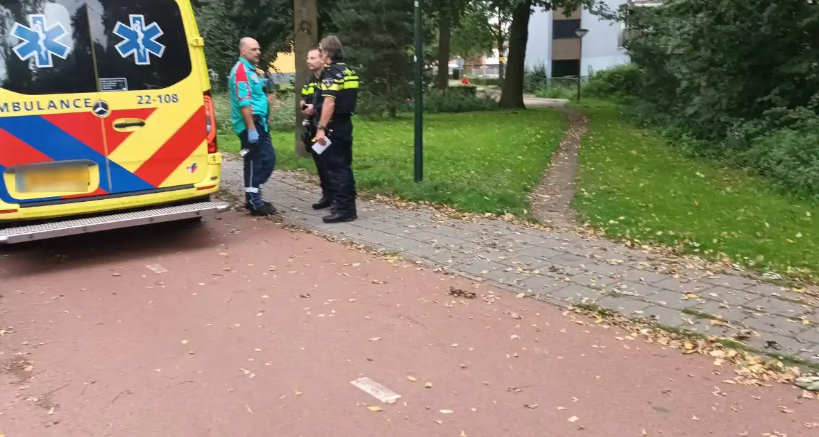 Twee fietser in botsing op fietspad - Foto 1