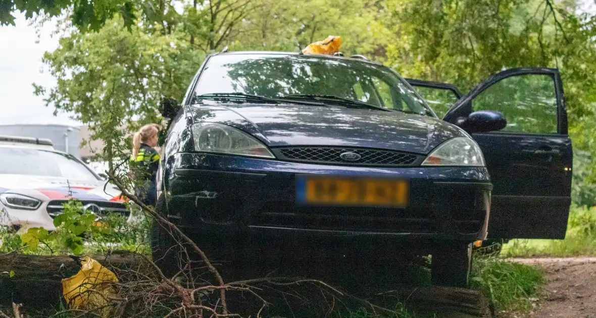 Bestuurder onder invloed botst op boomstronk - Foto 11