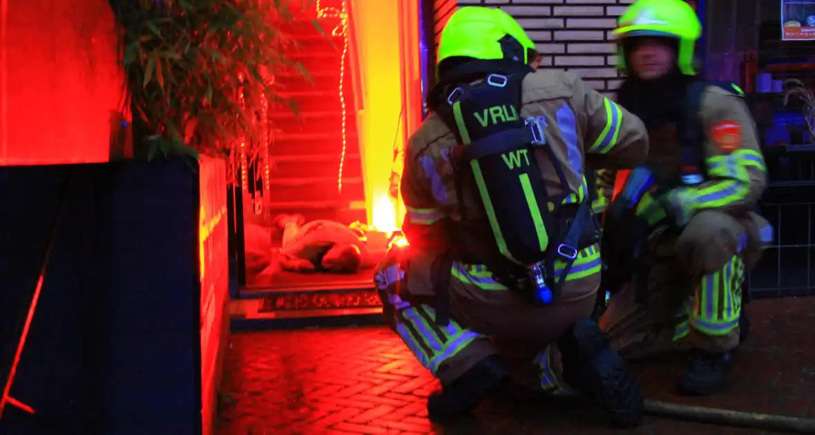 Grote brandoefening op kermis - Foto 11