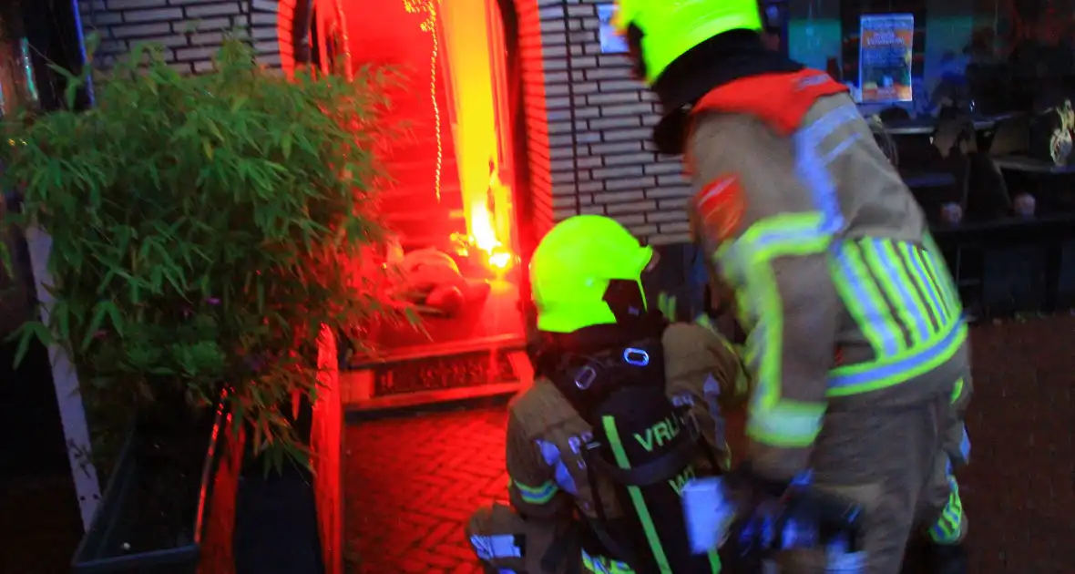 Grote brandoefening op kermis - Foto 12