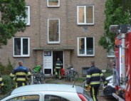 Brand in flat snel onder controle