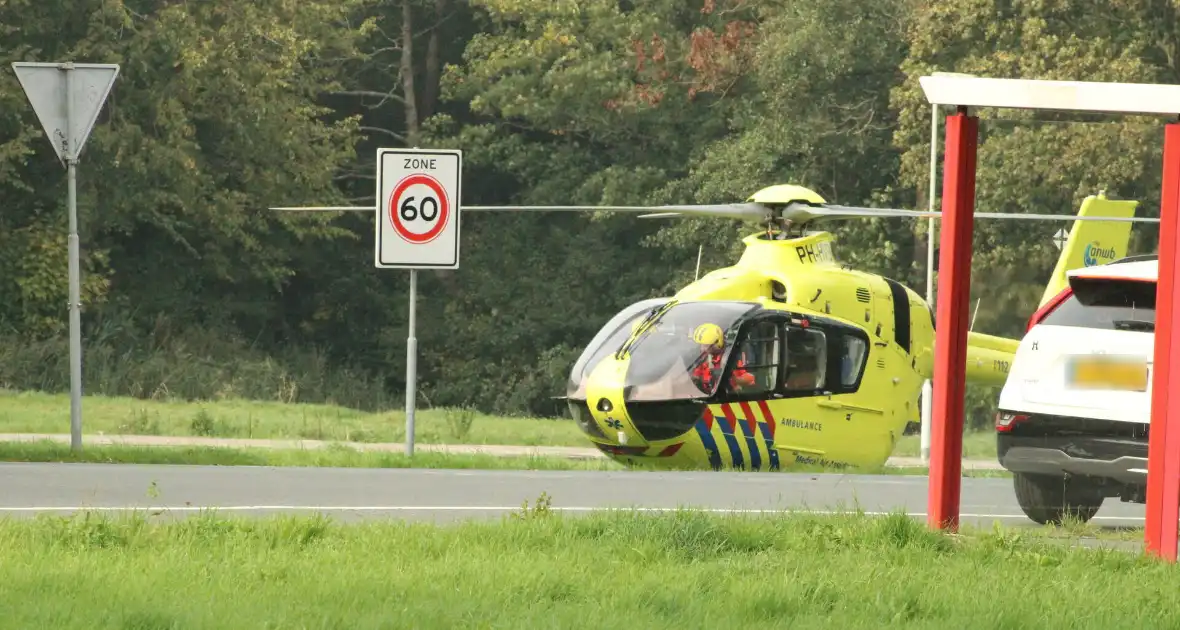 Trauma helikopter ingezet bij medische noodsituatie in woning - Foto 1