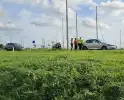 Twee voertuigen botsten op oprit snelweg
