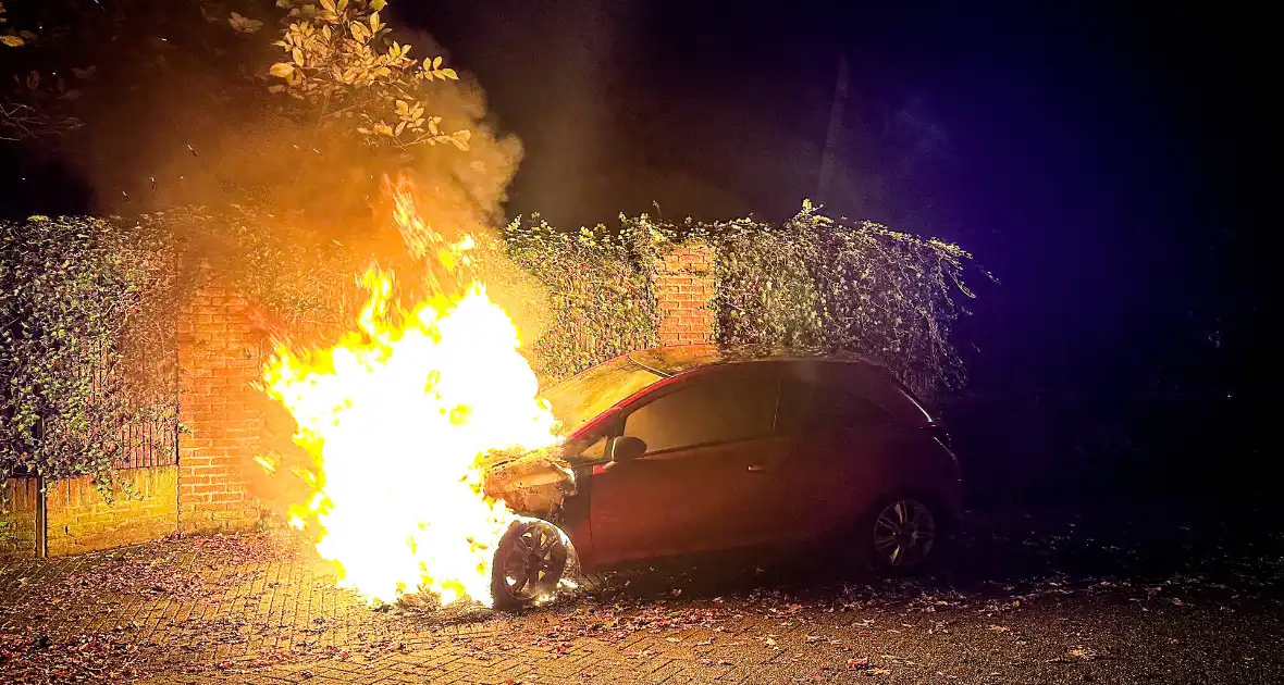 Geparkeerde personenauto uitgebrand - Foto 2