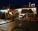 Veel schade door brand op zolder