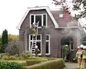 Flinke rookontwikkeling bij woningbrand in Gramsbergen