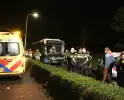 Ravage na botsing tussen lijnbus en tractor