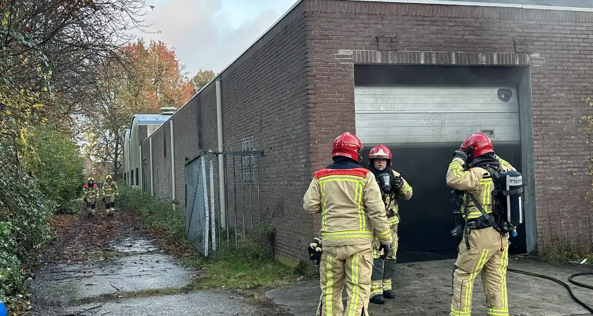 Rookontwikkeling bij brand in oude textielfabriek - Foto 3