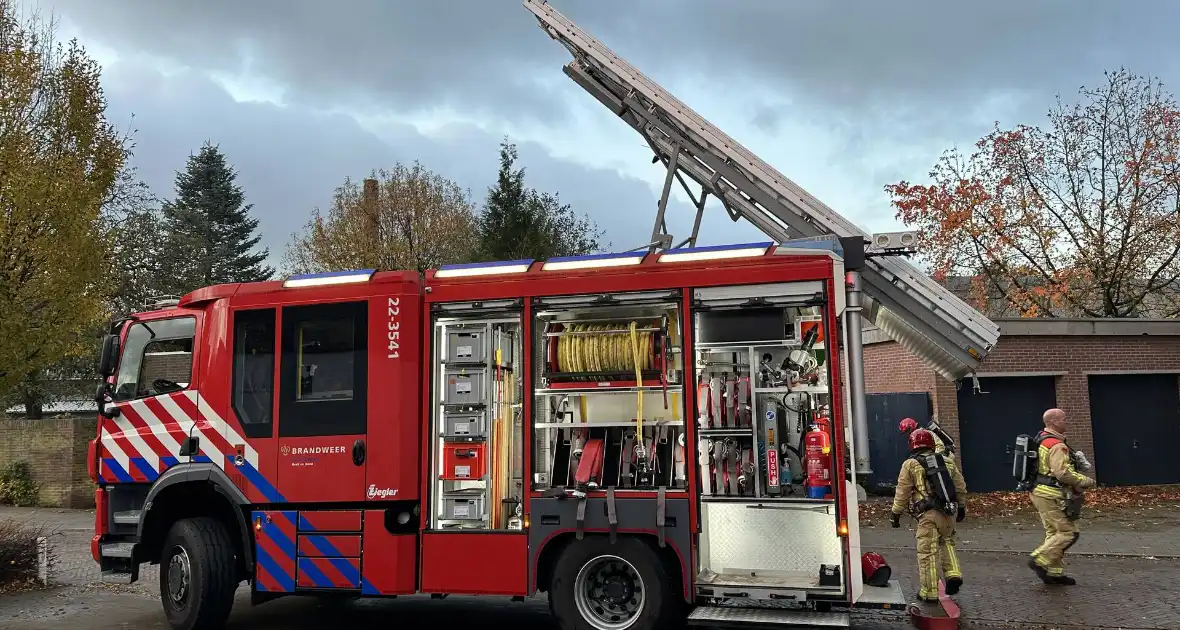 Rookontwikkeling bij brand in oude textielfabriek - Foto 7