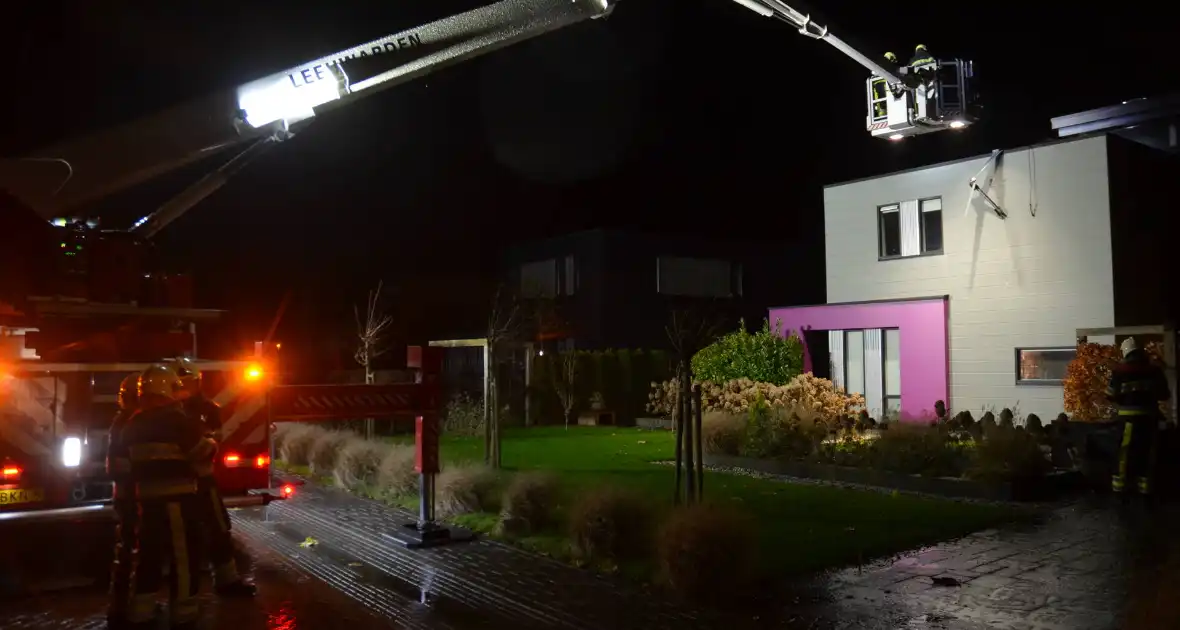 Zonnepanelen komen los door harde wind