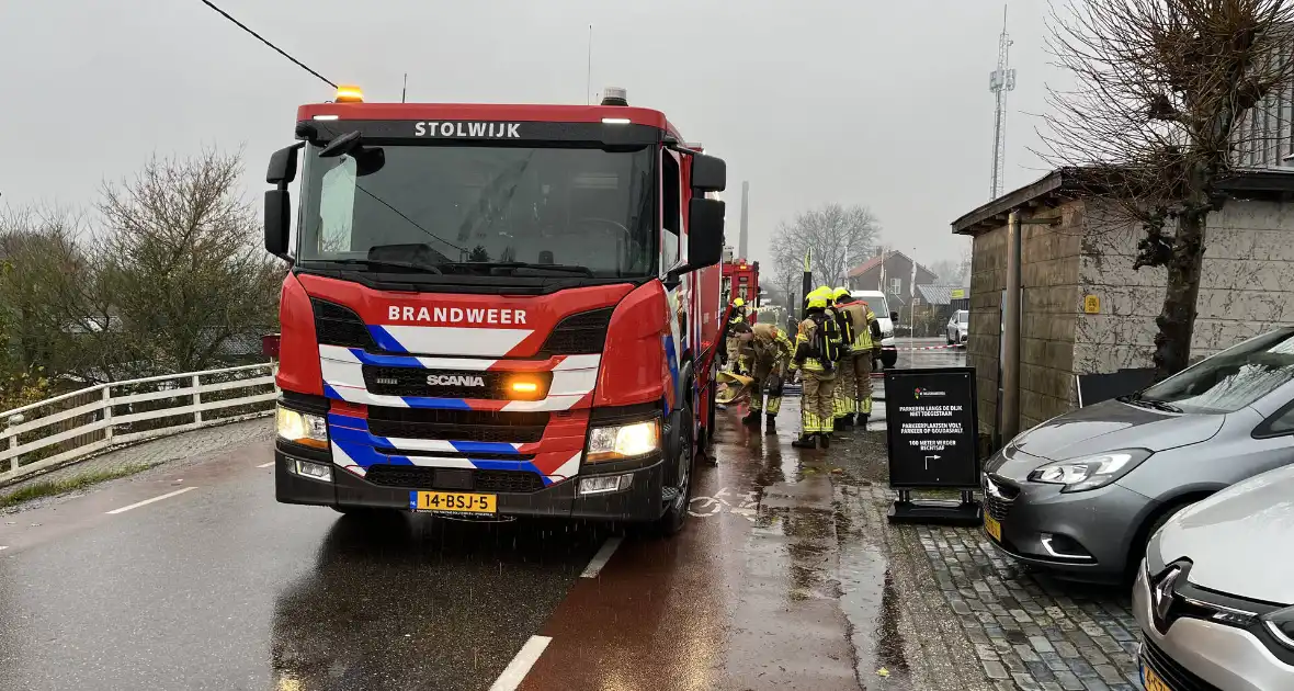 Meerdere accu's vatten vlam in bedrijfspand - Foto 2