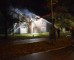 Grote uitslaande brand in leegstaande woning