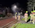 Scooter volledig verwoest door brand