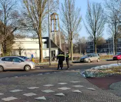 Scholier op fiets geschept door auto