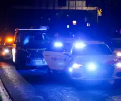 Verkeerspolitie controleert bestelbus zonder kentekenplaten