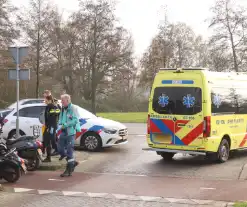 Gewonde bij ongeval tussen scooter en auto