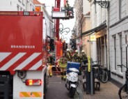 Brand in restaurant geblust