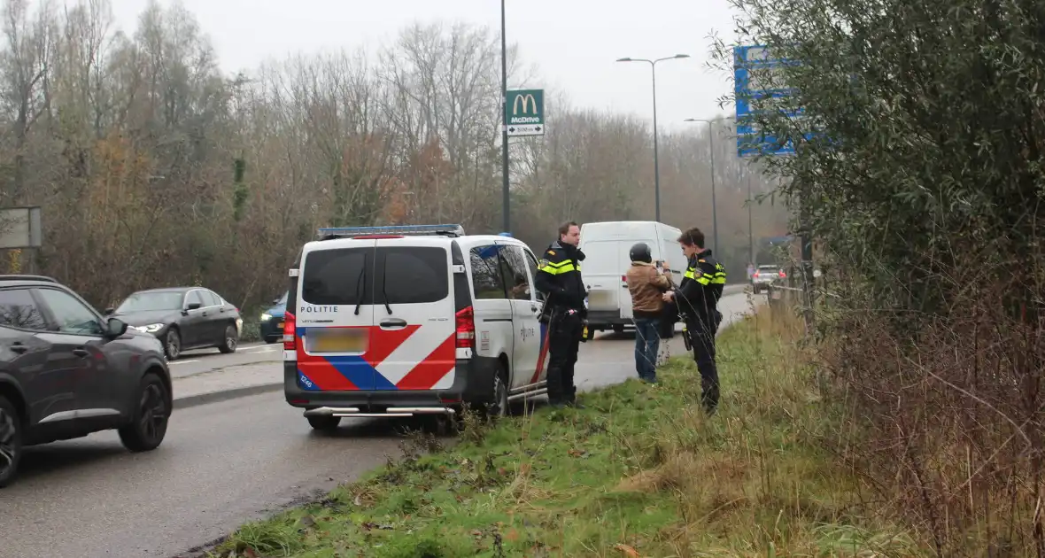 Leerling raakt met lesauto te water - Foto 1