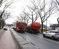 Gestrande vrachtwagen zorgt voor verkeersoverlast