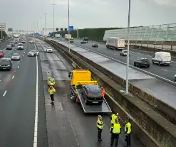 Eenzijdig ongeval op de snelweg