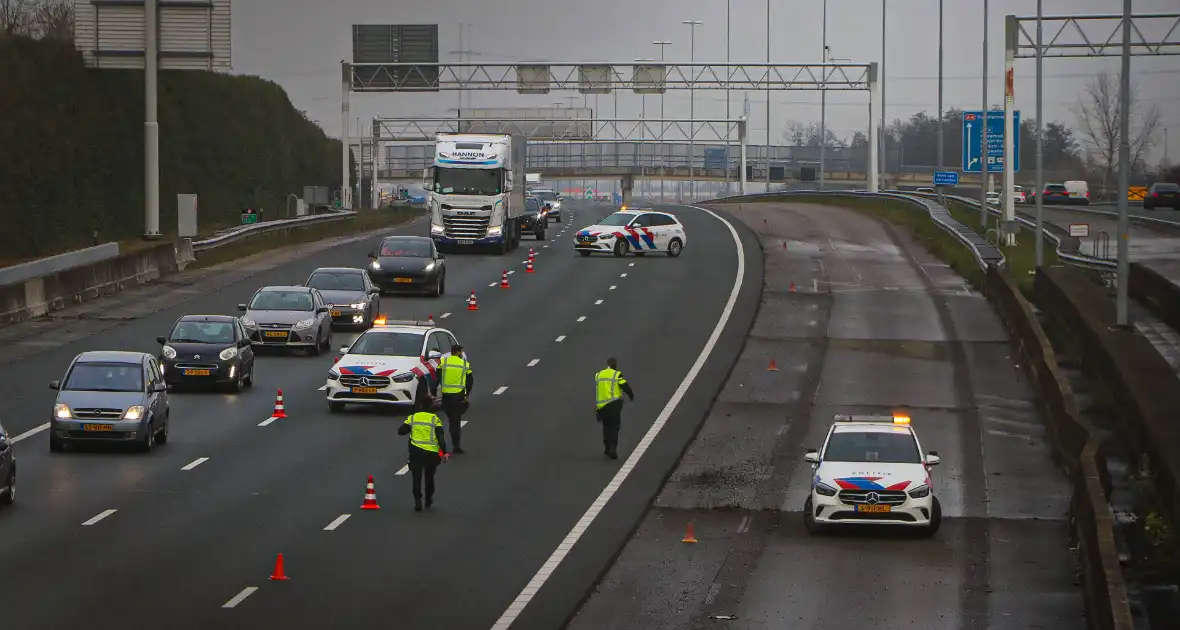 Eenzijdig ongeval op de snelweg - Foto 1