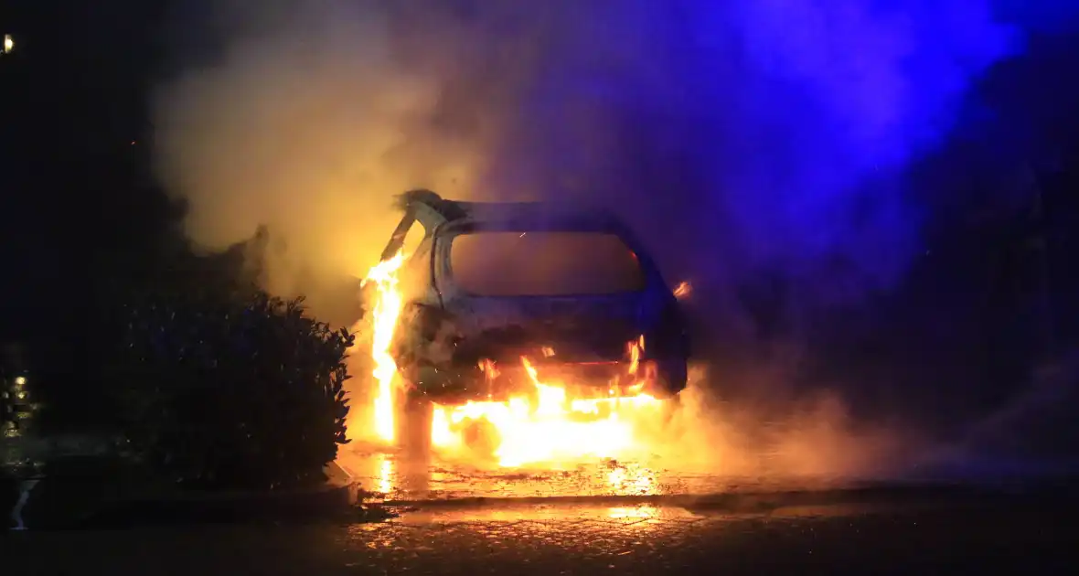 Geparkeerde auto volledig verwoest door brand - Foto 4