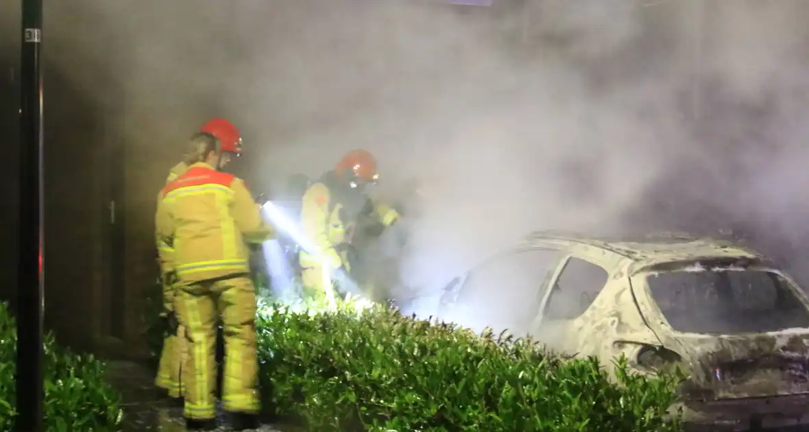 Geparkeerde auto volledig verwoest door brand - Foto 6