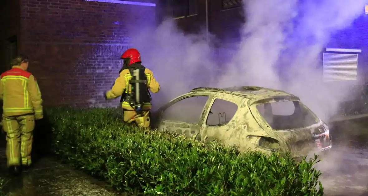 Geparkeerde auto volledig verwoest door brand - Foto 7