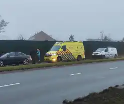 Auto en bestelbus betrokken bij ongeval