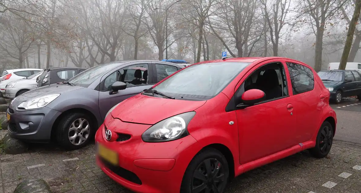 Tien geparkeerde auto's opengebroken - Foto 1